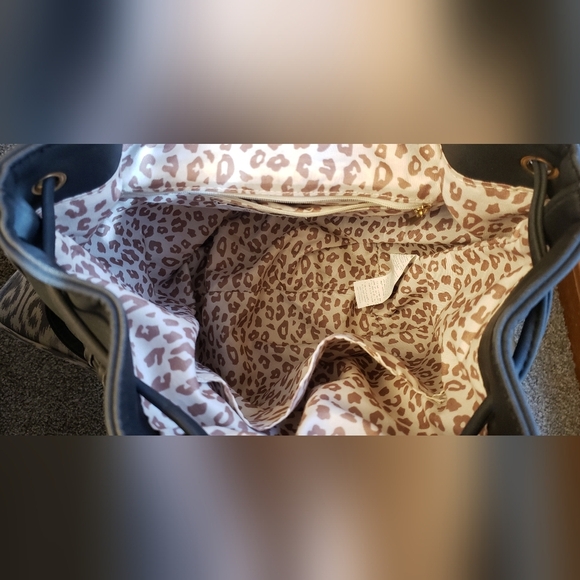 Matte Black JustFab Backpack - Picture 7 of 12